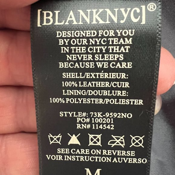 BLANKNYC Grey Genuine Suede Leather Jacket size Medium - Picture 5 of 7